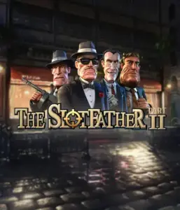 Step into the shadowy world of The Slotfather 2 slot by Betsoft, highlighting four iconic mafia characters against a dark urban backdrop. This graphic depicts the dramatic theme of the mafia underworld with its vivid character design and suspenseful setting. Great for fans of crime dramas, promising a captivating adventure. 